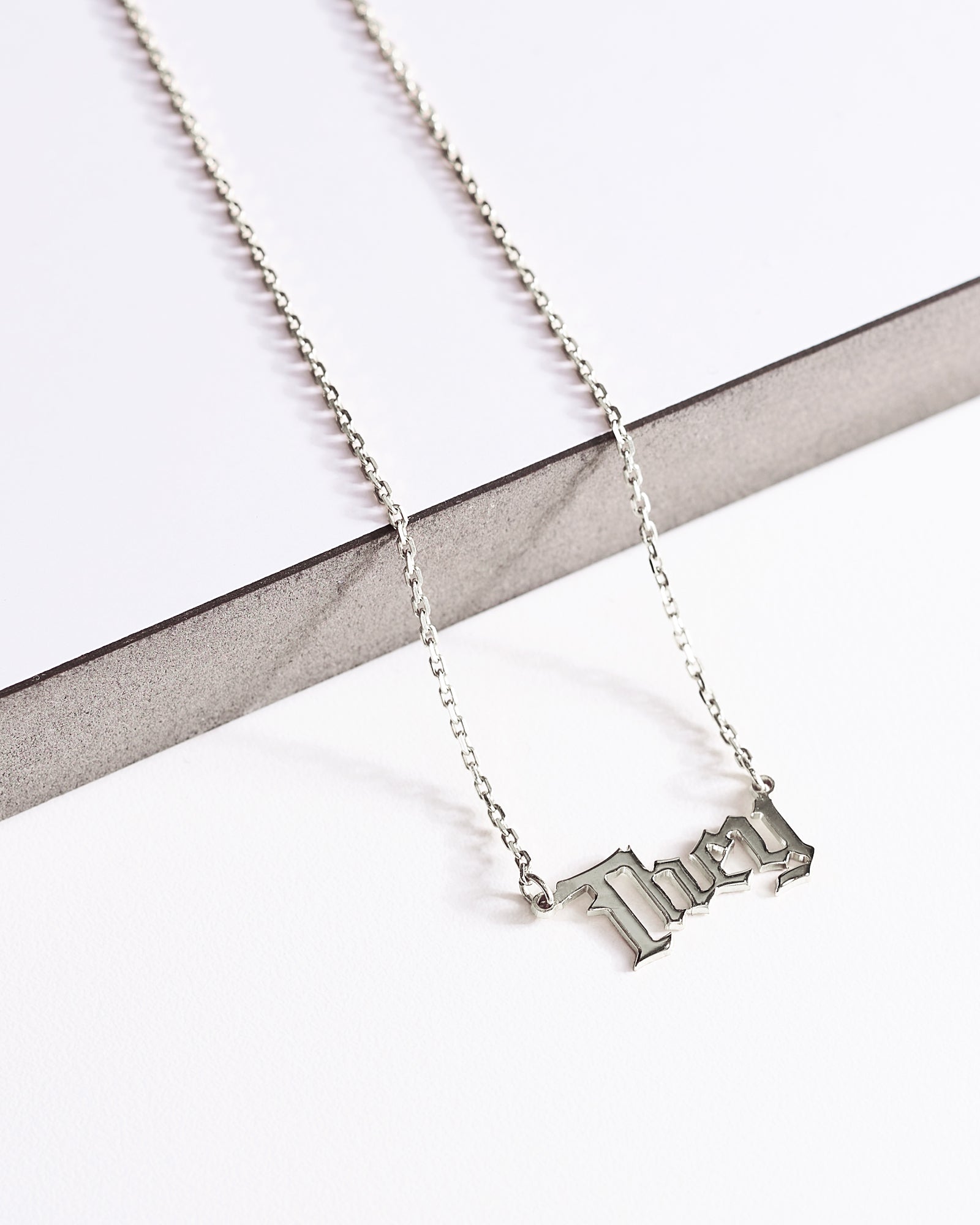 BoTT Typo Necklace ネックレス　シルバー925 They' Necklace in 925 Silver – SOBKOLT